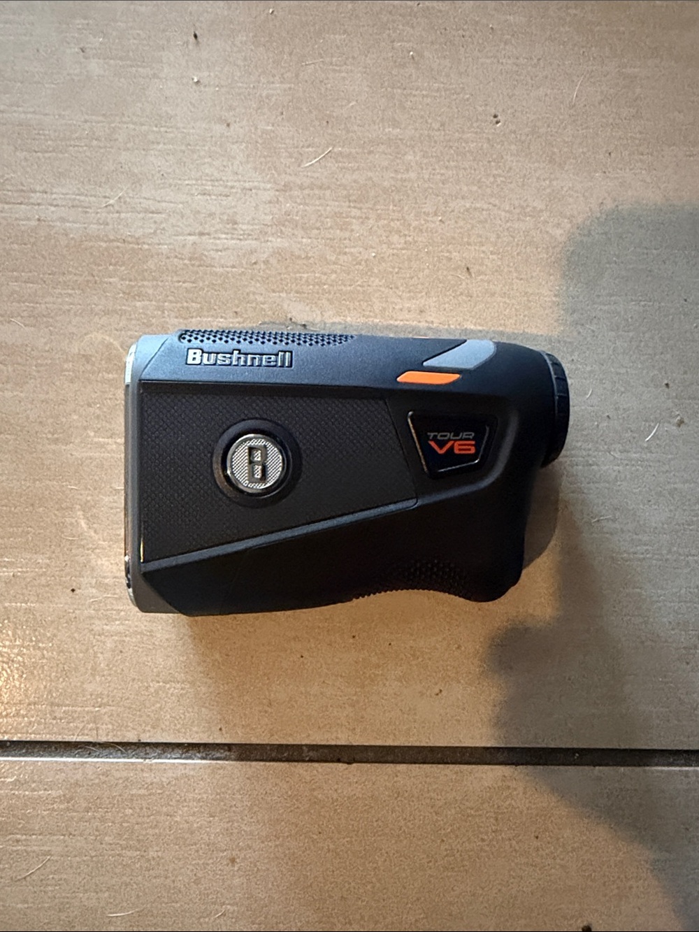 Bushnell Tour V6 Golf Rangefinder Black Orange Gray Plastic